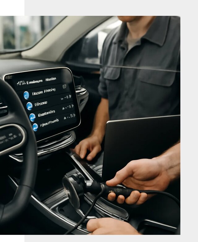 Установка приложений Geely для мультимедиа автомобиля в Салехарде