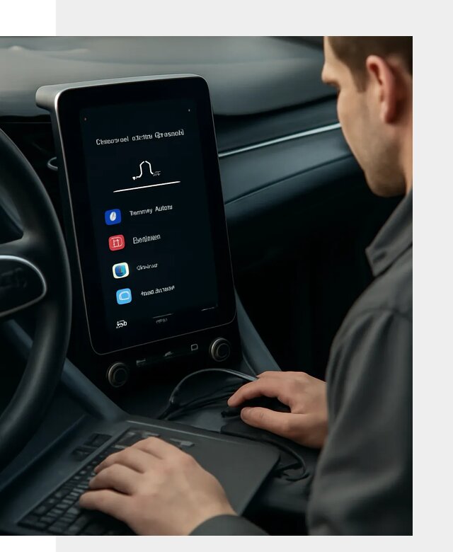 Установка приложений Lynk Co на автомобиль в Салехарде