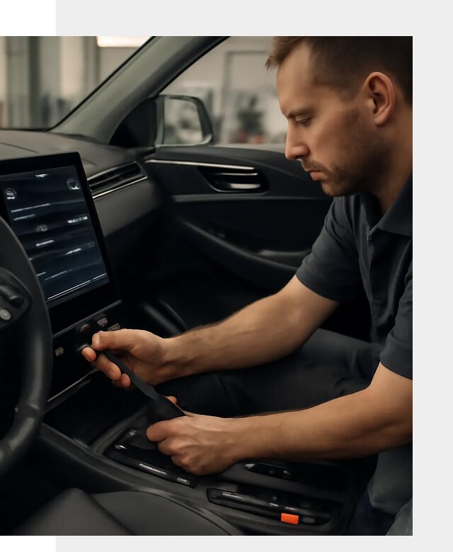 Восстановление автомобиля после русификации в Салехарде